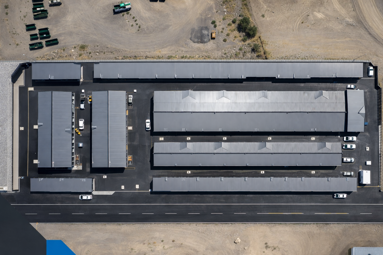 Outdoor storage units at Safe Storage Fernley in Fernley NV